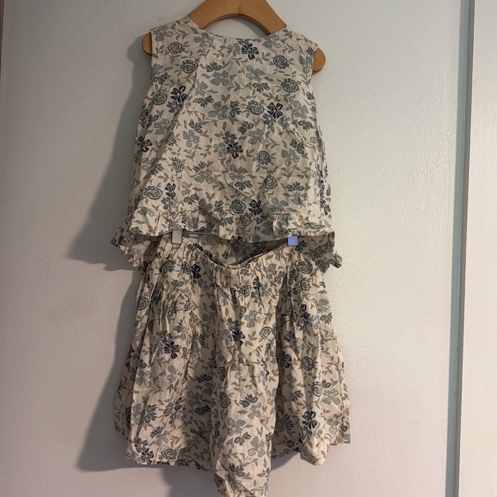 NWT Rylee + Cru shirt skirt set